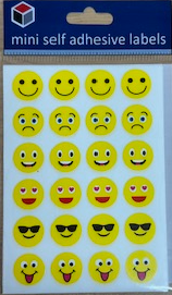 Mini Pack 16mm dia Smileys