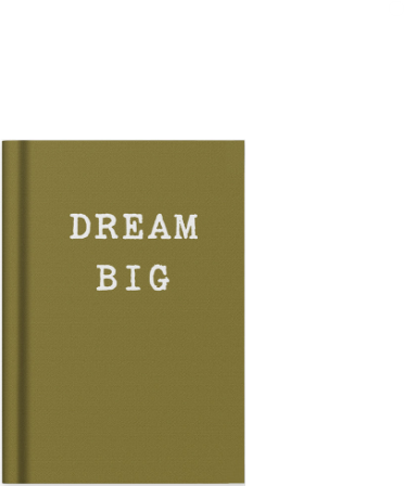 Dream Big Fabric Hardback Notebook