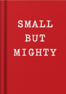 Small But Mighty Fabric Hardback Notebook