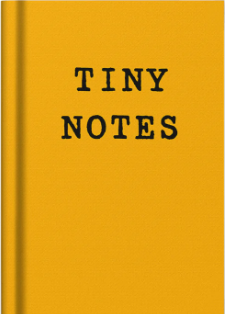 Tiny Notes Fabric Hardback Notebook