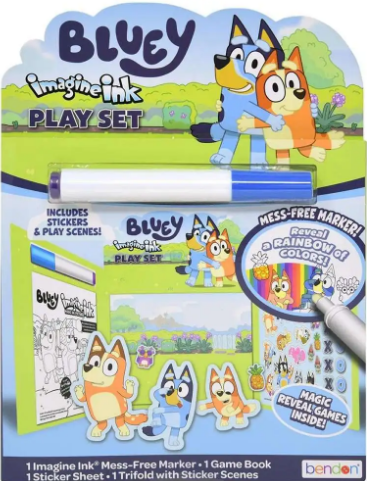 Bluey Imagine Ink Book