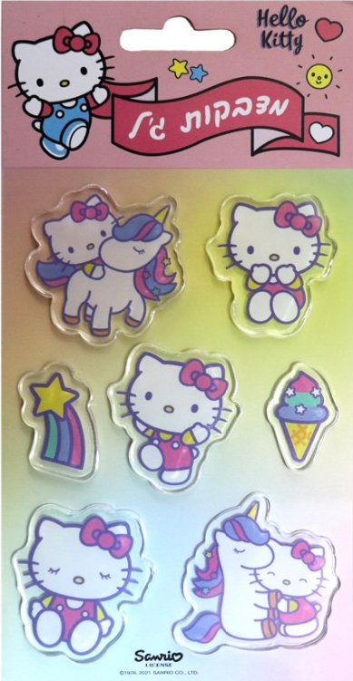 Hello Kittty Jelly Stickers