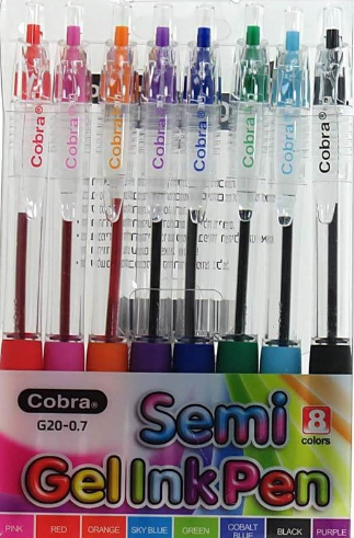 Cobra Semi Gel Ink Pens