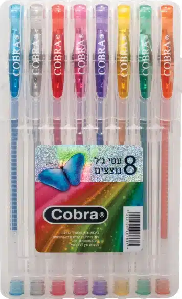 8 Pack Cobra Gel Pens
