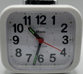 Ravel Talking Quartz Alarm Clock