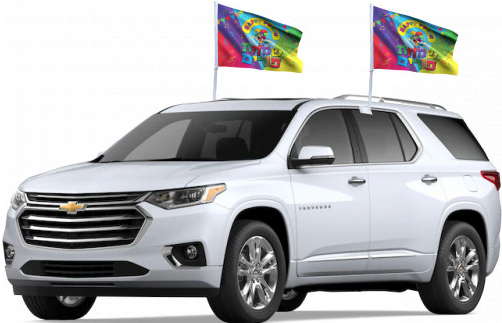 Large Car Window Flags