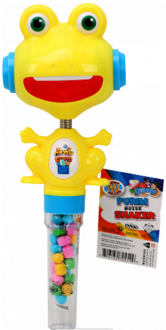 Candy Filled Purim Noise Shaker