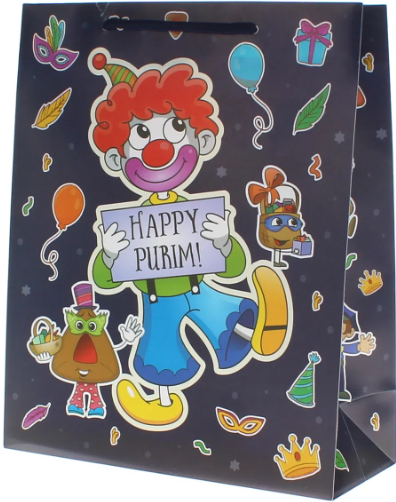 Happy Purim Bag UPVC