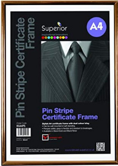 Pinstripe A4 Photo Frame