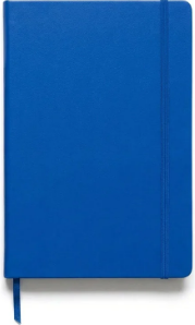 A5 Black/Blue Lined Notebook