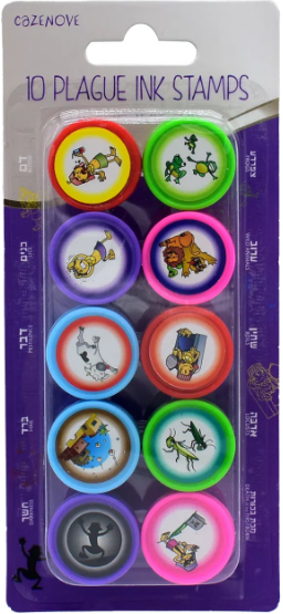 10 Plague Ink Stamps