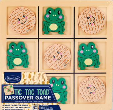 Tic Tac Toad Wood Game