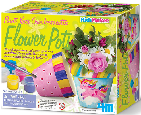 KidzMaker - Paint Your Own Terracotta Flower Pots