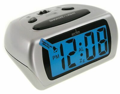 ACCTIM BLACK AURIC LCD CLOCK