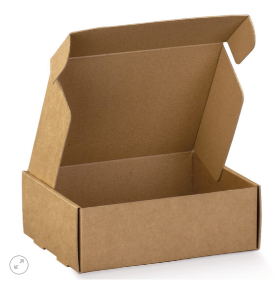 Rustic Kraft Fast Box 155x120x50mm