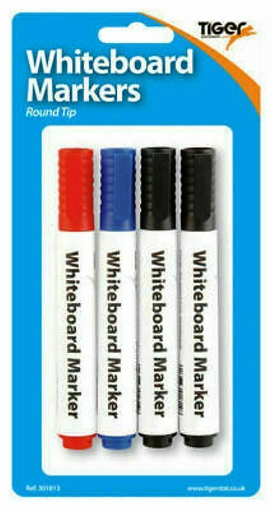 WHITEBOARD MARKERS 4 LARGE