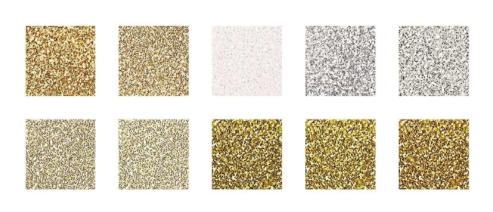 GLITTER PAPER PAD, GLAMOUR MIX10 SHEETS
