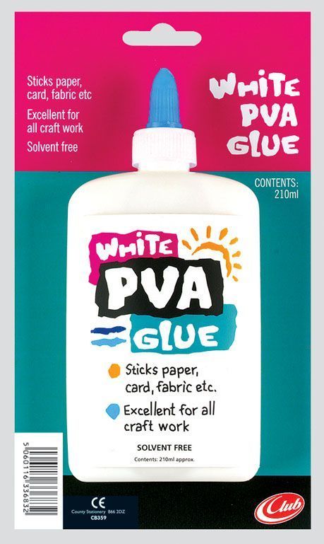 WHITE PVA GLUE 210ML