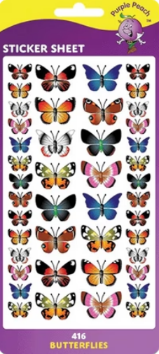Bugs/Butterflies Stickers