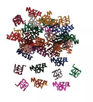 Mazel Tov Gold Confetti