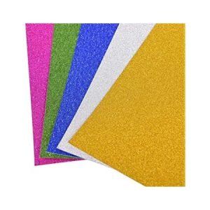 A4 Glitter Craft Card Asst 250gsm