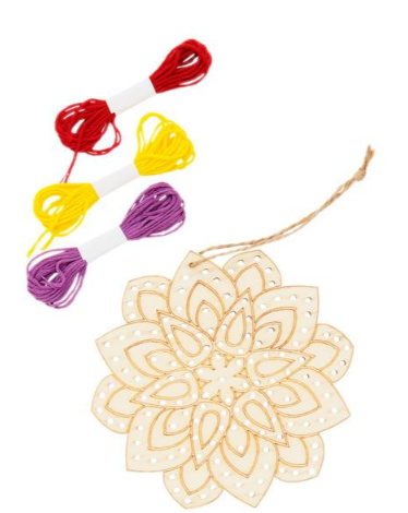 Wooden Threading Kit - Mandala*