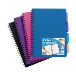 A5 4 SUBJECT NOTEBOOK