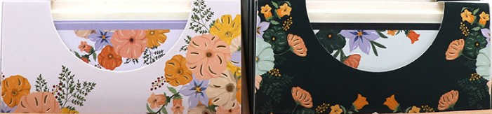10 Flower papers and envelopes