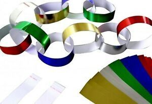 100 metallic paper chain