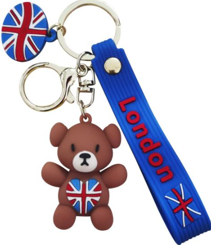 3D Charm U.Jack keyring Astd Col