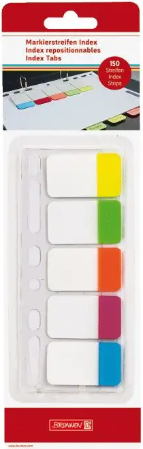 Marker Tabs Index 5 colours