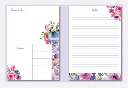 STICKY NOTES FOLDER – LILAC BLUSH