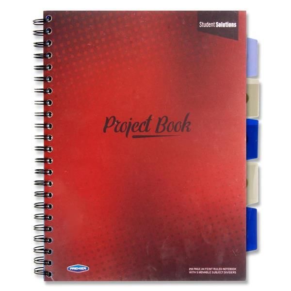 A4 250pg PP 5 Subject Project Book