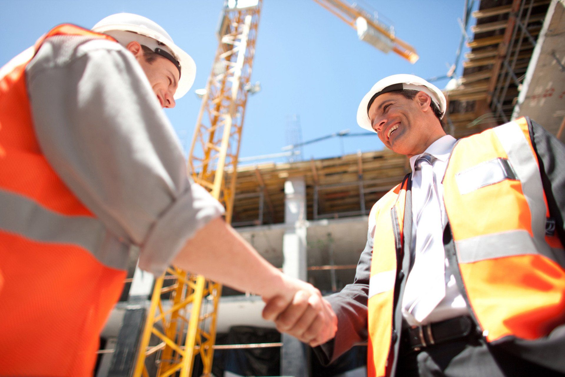 Two People Shaking Hands — Manchester, MO — Adams Burke & Associates LLC