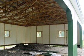 Inside Barn_Laurelville OH_Waynes Building Supply