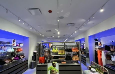 A store with a lot of clothes on display