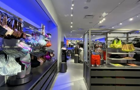 A store with a lot of clothes on display