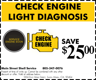 Check Engine LIght Diagnosis Coupon