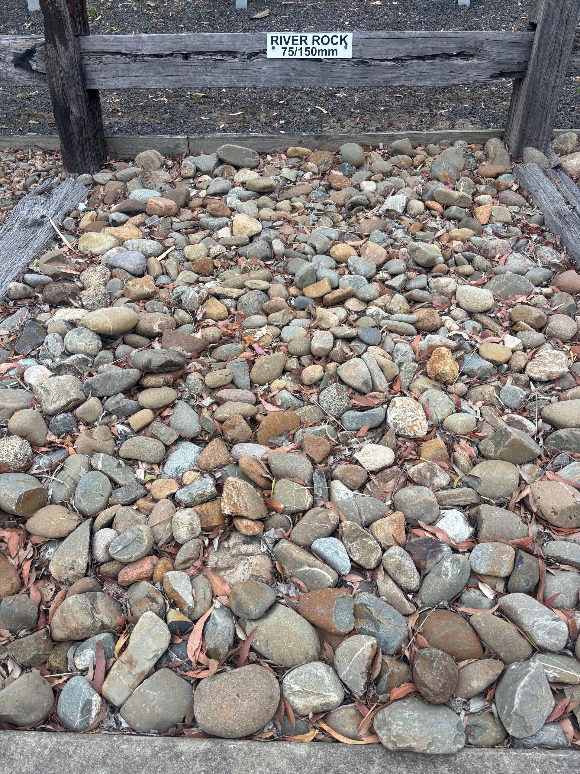 River Pebble 75mm To 150mm — Schutz Landscape and Garden Supplies in Tomerong, NSW
