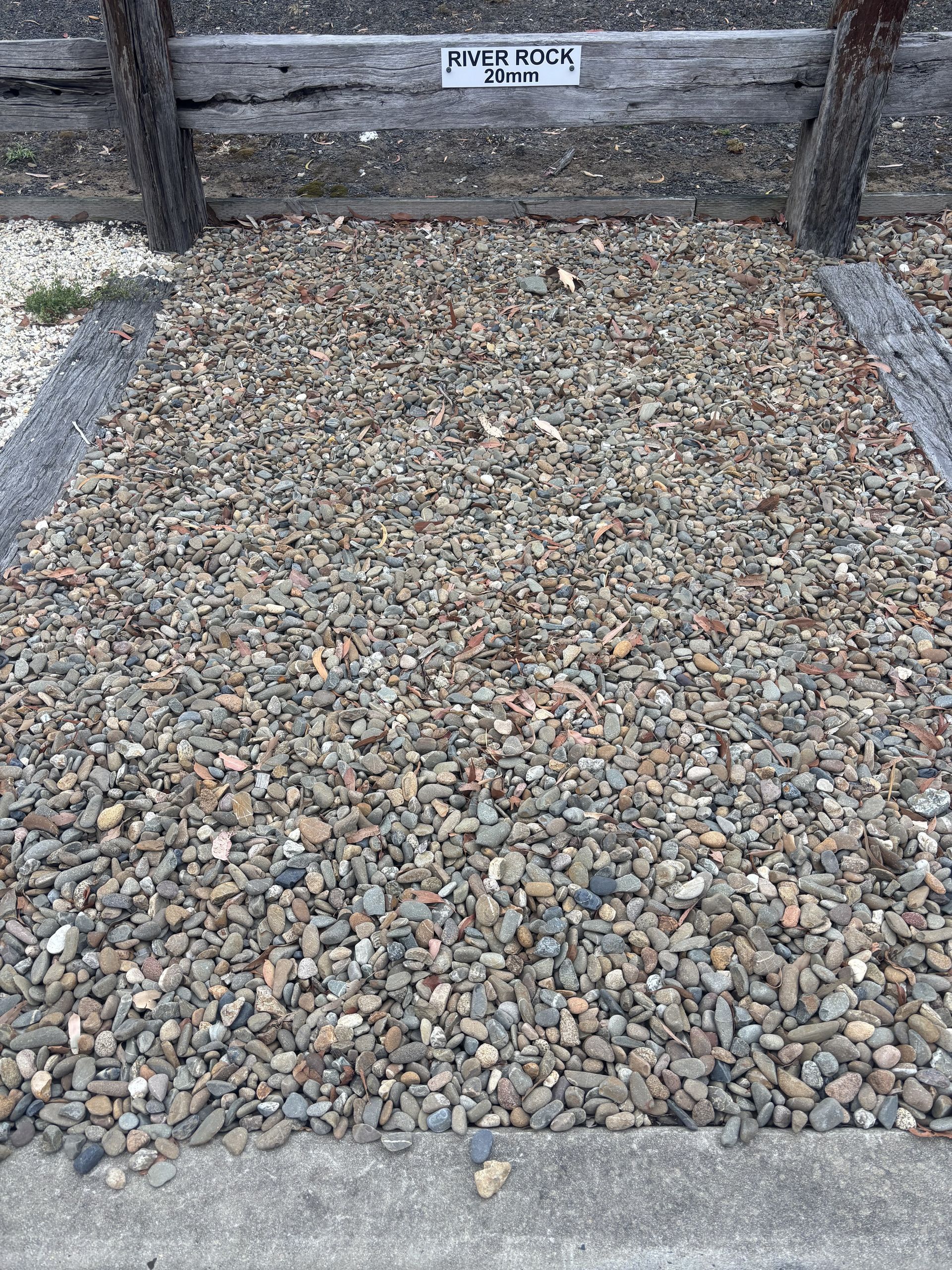 River Pebble 20mm — Schutz Landscape and Garden Supplies in Tomerong, NSW