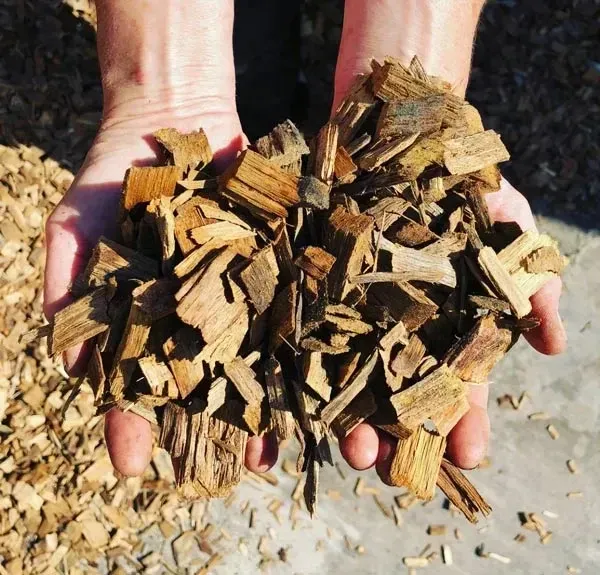 Harwood Chip 25mm — Schutz Landscape and Garden Supplies in Tomerong, NSW
