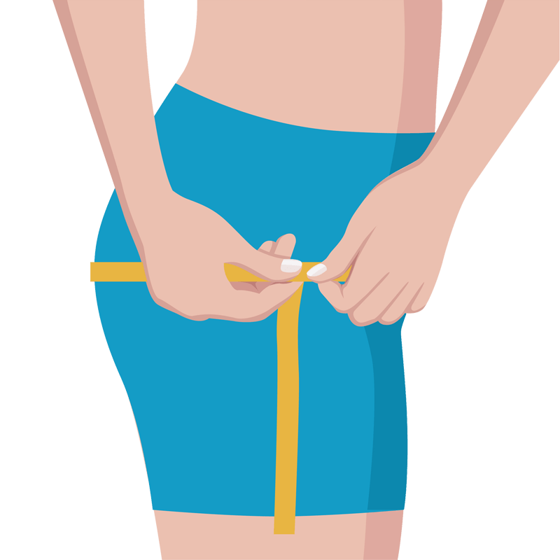 how to measure yourself - step eight