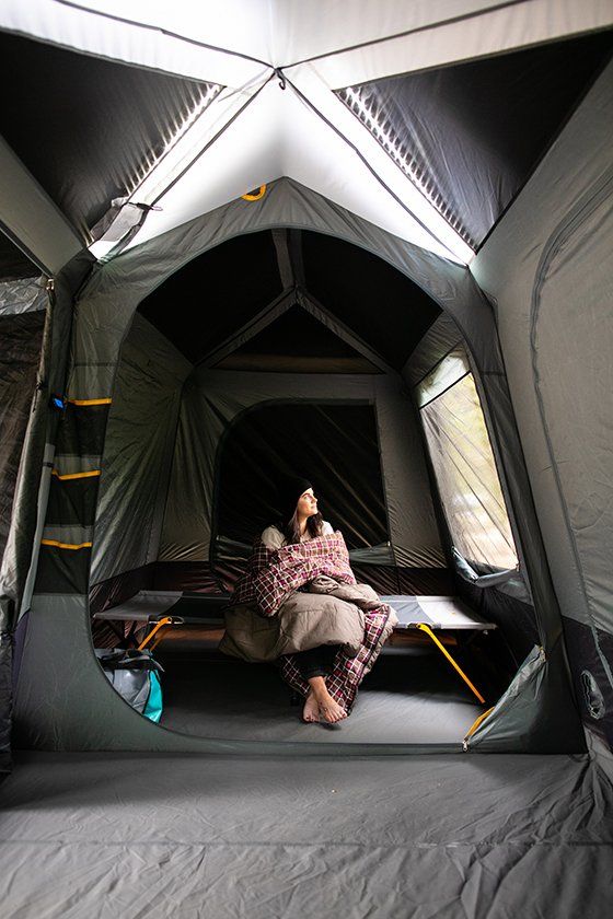 Girl Inside the Tent — Naracoorte, SA — ASI Outdoors