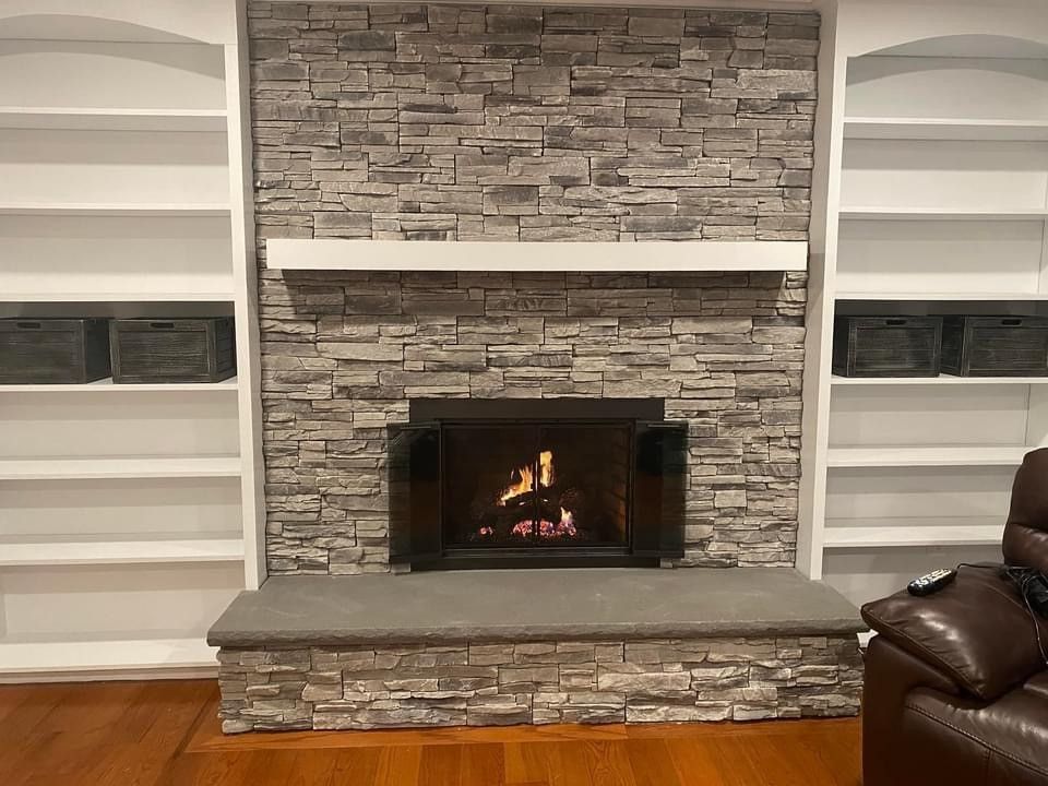 Picture Of Stone Fireplace Of Room | Palmyra, NJ | Expert Fireplace