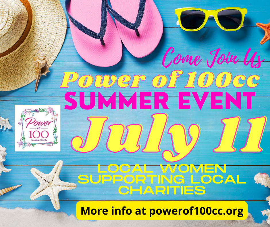 A poster for the power of 100cc summer event on july 11