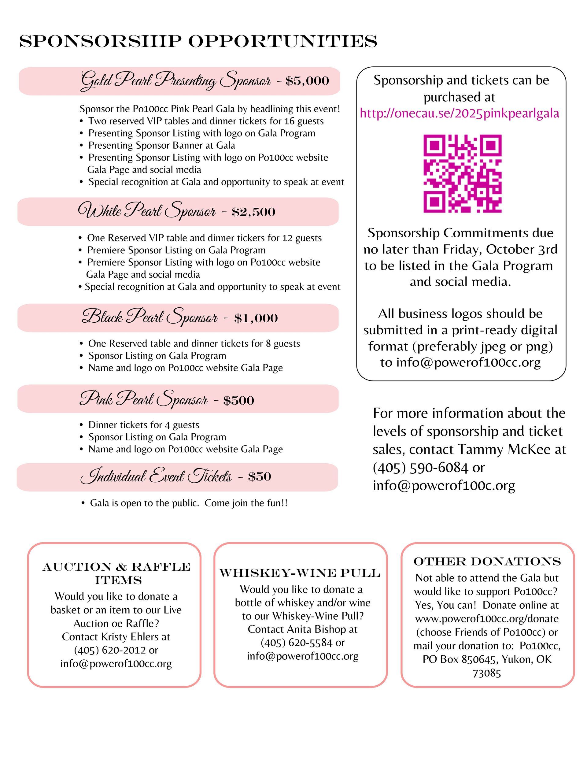 A pink and white poster with a qr code on it.