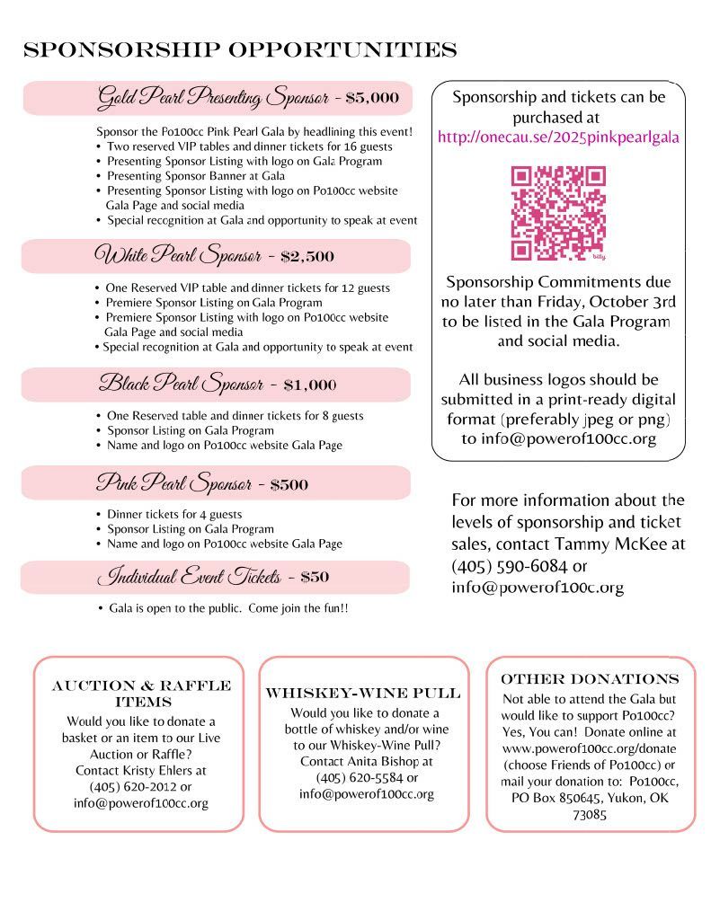 A pink and white poster with a qr code on it.