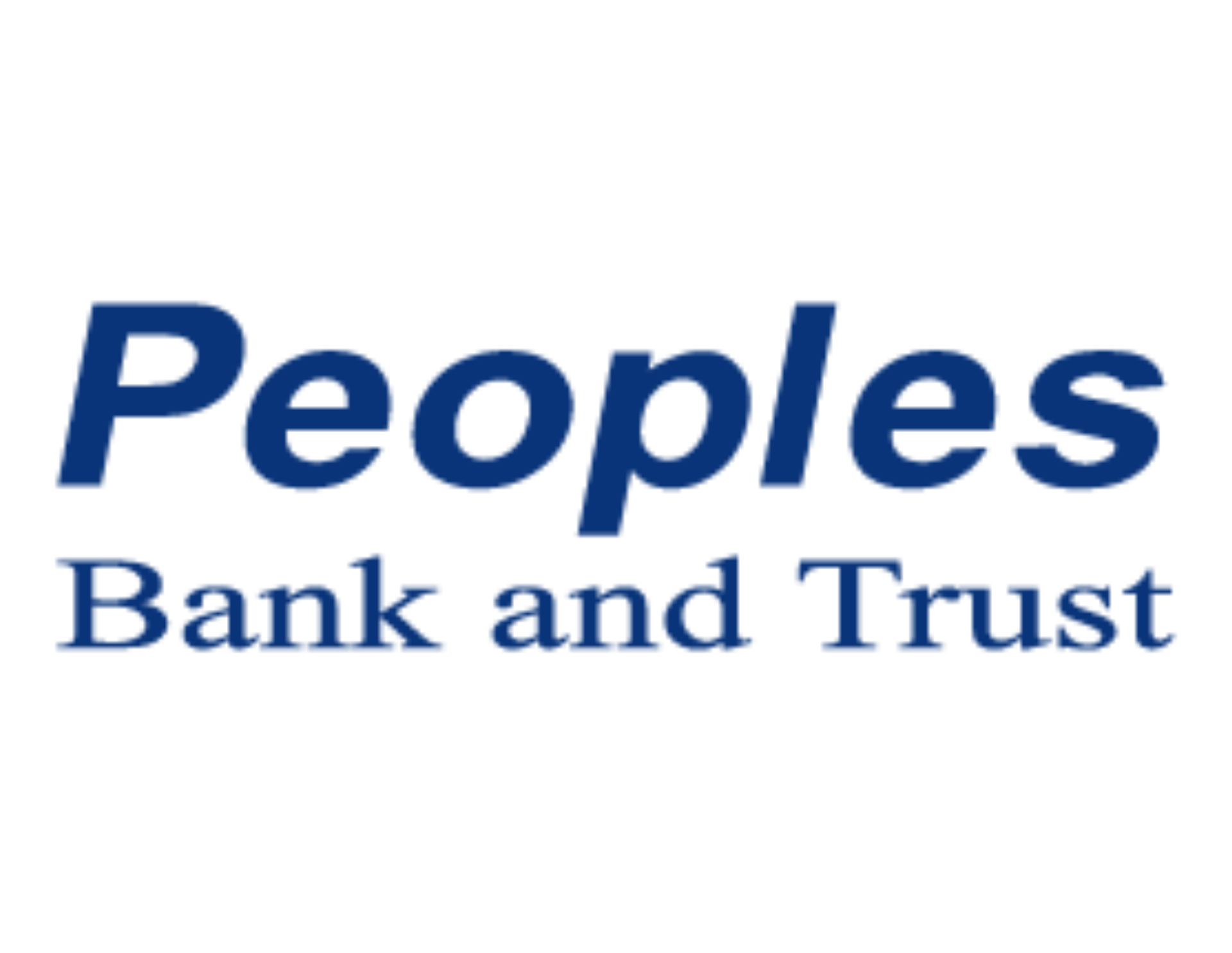 Peoples Bank logo, links to homepage