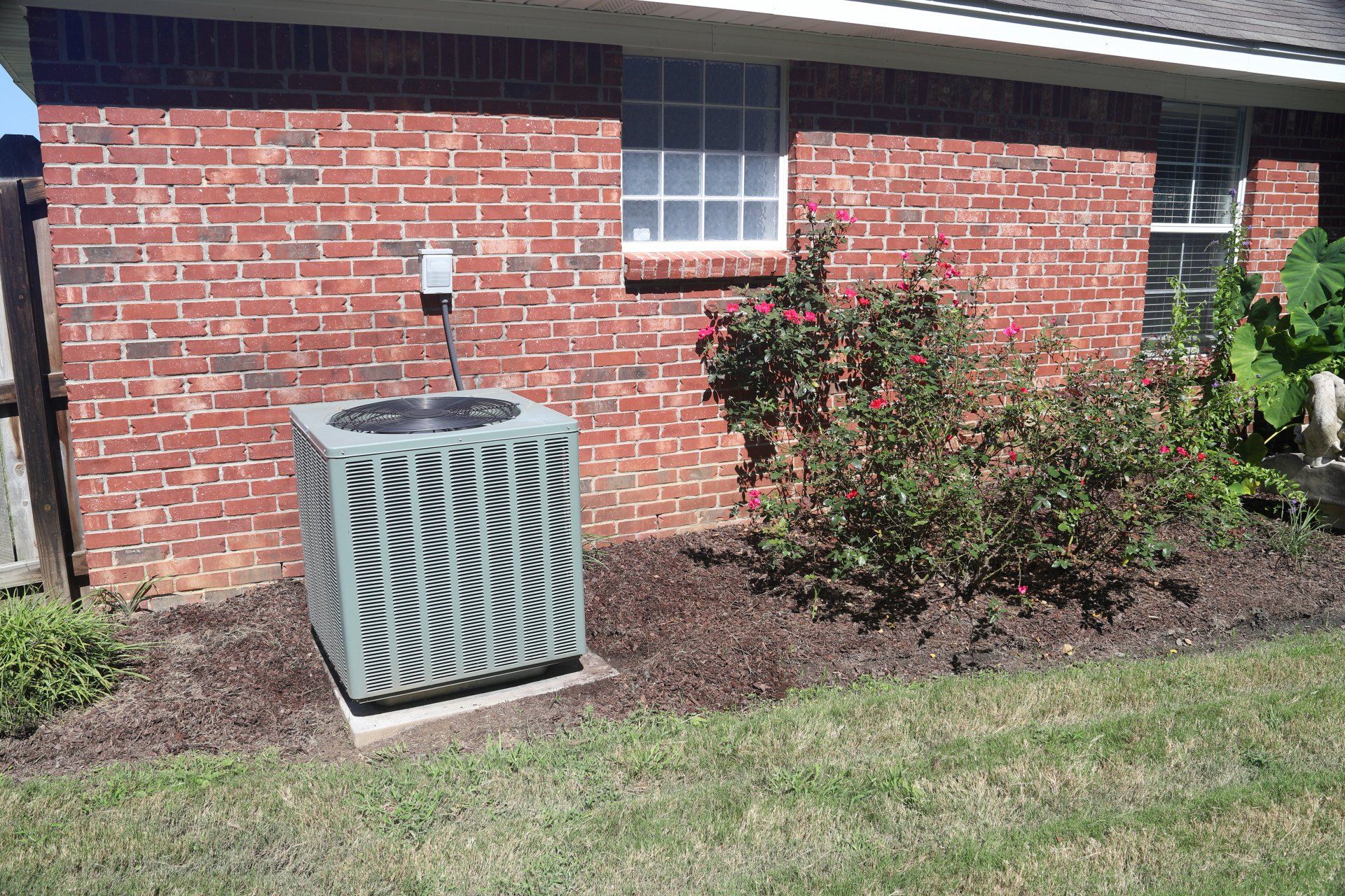 Air Conditioning Repair Services — Air Conditioning on a White Wall in Utah Valley, UT