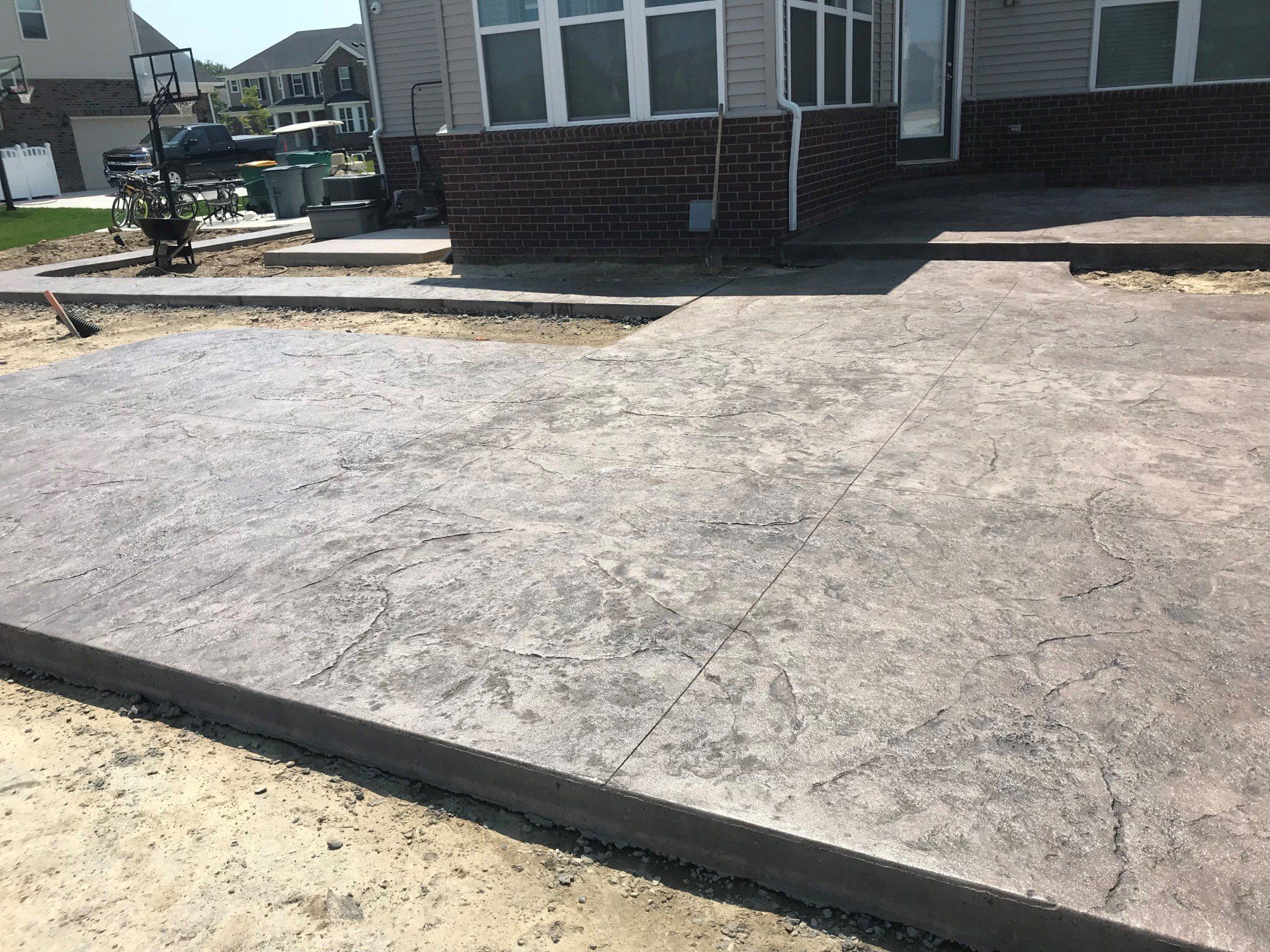 Landscape Area ─ Sterling Heights, MI ─ D’Sano Concrete